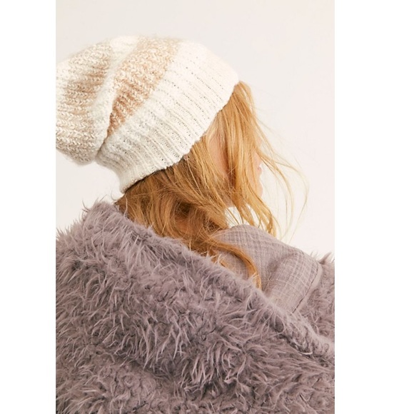 Free People Accessories - NWT Free People Cozy in Stripes Beanie
